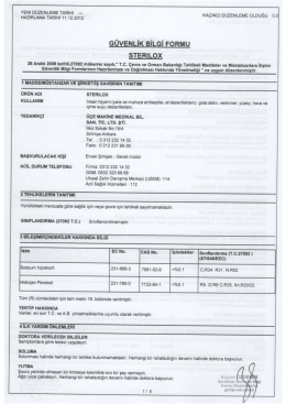 MSDS