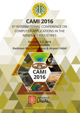 CAMI 2016 - Istanbul University