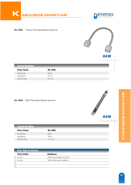 AaLo Geçiş APARATLARI hGTCITG - Netatek Güvenlik Teknolojileri