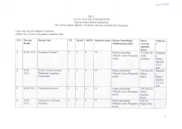 Kadın &Ccedil;alışmaları - Sosyal Bilimler Enstit&uuml;s&uuml;