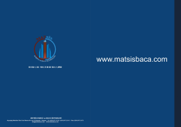 Tanıtım PDF - matsis enerji ve baca sistemleri