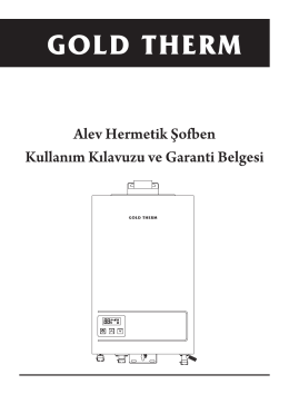 GOLD THERM Alev Kullanım Kılavuzu