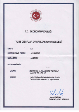 yurt dışı yetki belgesi