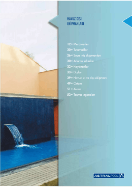 havuz dışı ekipmanları