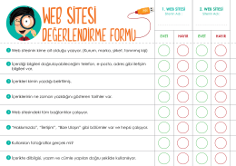 A4 Renkli- WEB DEGERLENDIRME FORMU
