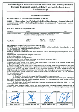 H&uuml;davendigar Kent Parkı i&ccedil;erisinde Dikkaldırım Caddesi