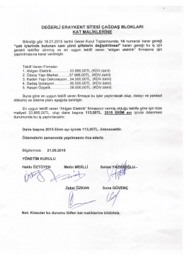 DEĞERLİ ERAYKENT siT_Esi &ccedil;AĞDAŞ BLoKLARı KAT
