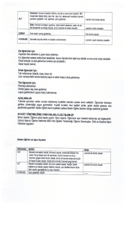 Okul Öğrenci Kıyafet Kararı