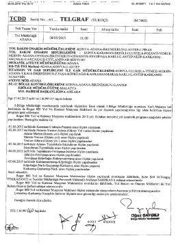 Yoı M&uuml;d&uuml;rl&uuml;ğ&uuml; ,