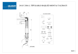 ULUSOY 24 kv 250A L TİPİ KABLO BAŞLİĞİ