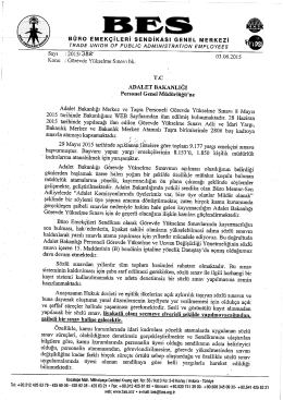 B&Uuml;RO EMEK&ccedil;iLEni sENDiKAsı-GENEL MERKEZİ