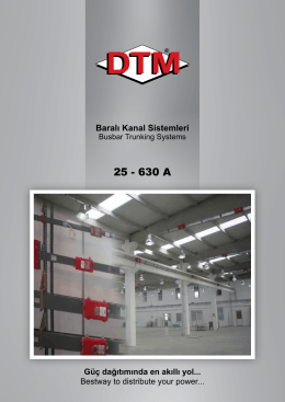 25A - 630A katalog - DTM Elektroteknik A.Ş.
