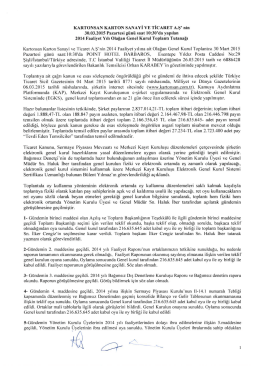 3- 30032015 TARİHLİ OLAGAN GENEL KURUL