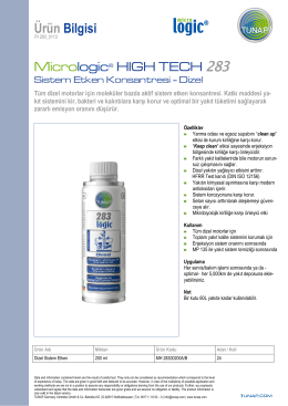 Ürün Bilgisi Micrologic® HIGH TECH 283