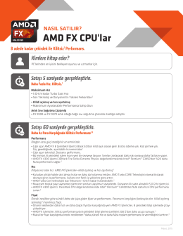AMD FX CPU`lar - AMD Partner Hub