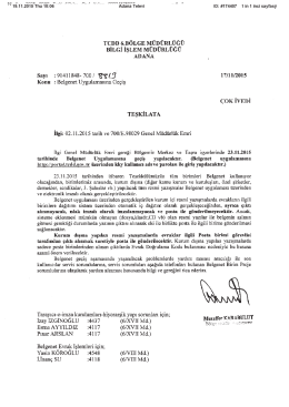 bılgı ışlem mudurlugu adana