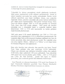 Plan Açıklama Raporunu indirmek için tıklayınız