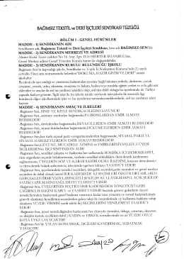 Bağımsız Tekstil ve Deri İş&ccedil;ileri Sendikası