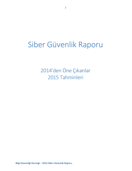 Siber Guvenlik Raporu