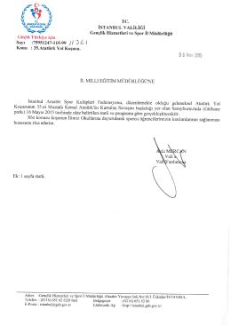 v g` î› - istanbul atletizm il temsilciliği