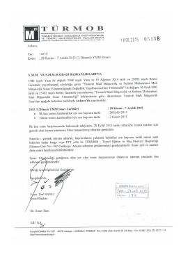 `Yeminli Mali Müşavirlik Sınavlarına İlişkin