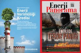 Bu yazı Enerji Panorama dergisinin Eylül 2015 tarihli sayısı