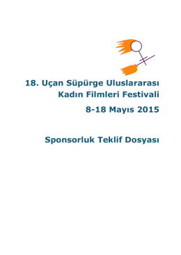 18. Uçan Süpürge Uluslararası Kadın Filmleri Festivali 8
