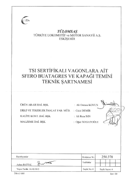 Teknik Şartname 250.370