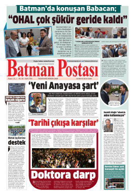 Sayfa - Batman Postası