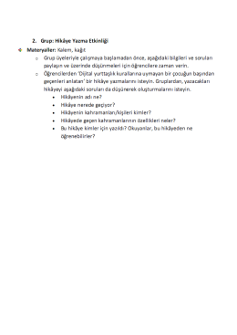 Grup &Ccedil;alışmaları - Tepetarla Ortaokulu