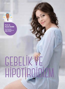 Gebelik ve Hipotiroidizm