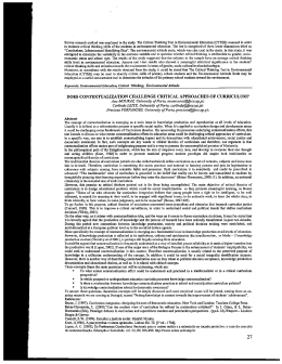 Survey research method was employed in the study. The Critical