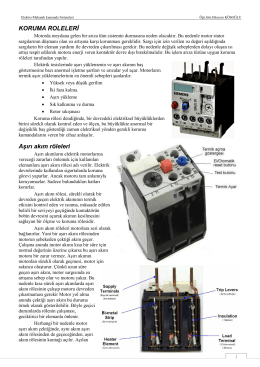 Elektro-Mekanik Kumanda Sistemleri Ders Notu-6