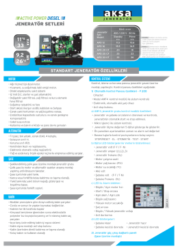 lAcrıvE POWER DIESEL ı JENERATÖR sE`rLERİ