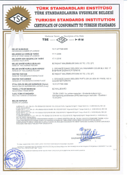 TÜRK sTANDARDLARı ENsTiTüsü_ TURK sTANDARDLARıNA