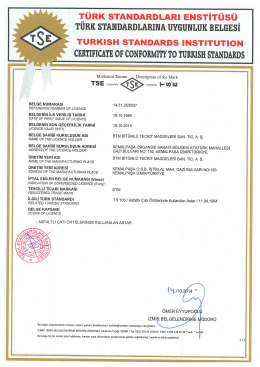 t&uuml;rk standardları enstit&uuml;s&uuml;