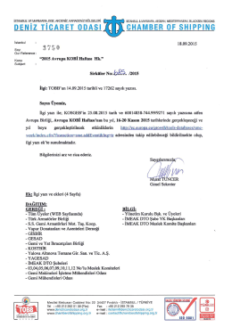 2015 Avrupa KOBİ Haftası 5 Sayfa PDF