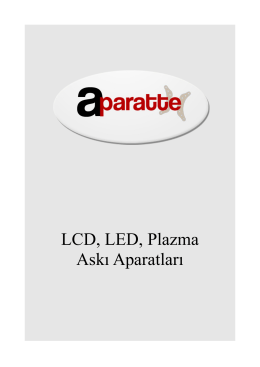 LCD, LED, Plazma Askı Aparatları