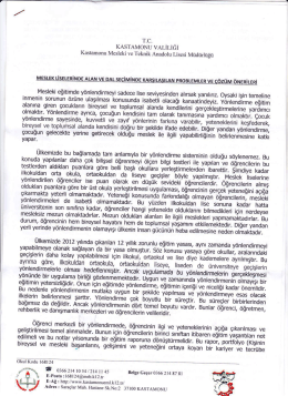 T.C. - Mesleki Eğilime G&ouml;re Y&ouml;nlendirme ve Kariyer Rehberliği