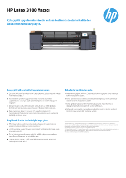 HP Latex 3100 Yazıcı