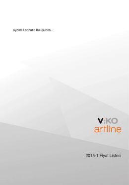 Viko Viko Şubat 2015 Fiyat Listesi