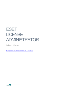 ESET License Administrator