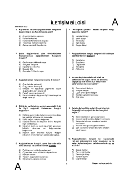 iLETişiM BiLGisi - vize