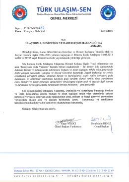 udh bakanlığı`na yazılan için tıklayınız