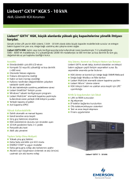 Liebert® GXT4™ KGK 5 - 10 kVA