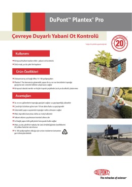DuPont Plantex - Yabani Ot Kontrol&uuml;
