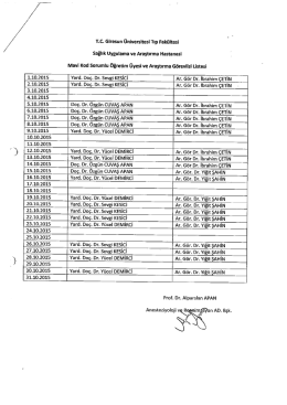 T.C. Giresun Üniversitesi Tıp Fakültesi