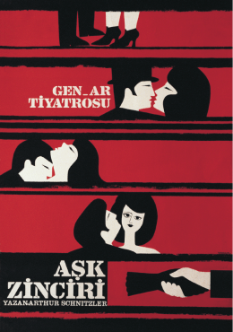 "Aşk Zinciri", Tiyatro Afişi, 70x100 cm, 1965