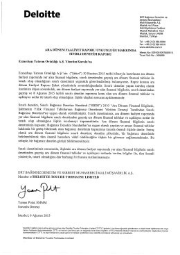 2015 YK Faaliyet Raporu