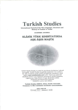 Yazma Kültürüne Ait Bir Metine Epik Yasaların Uygulanması